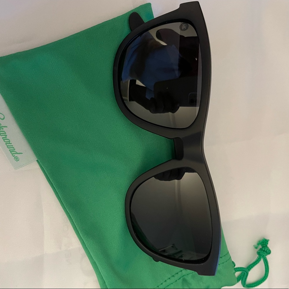 Knockaround polarized classic matte black sunglasses